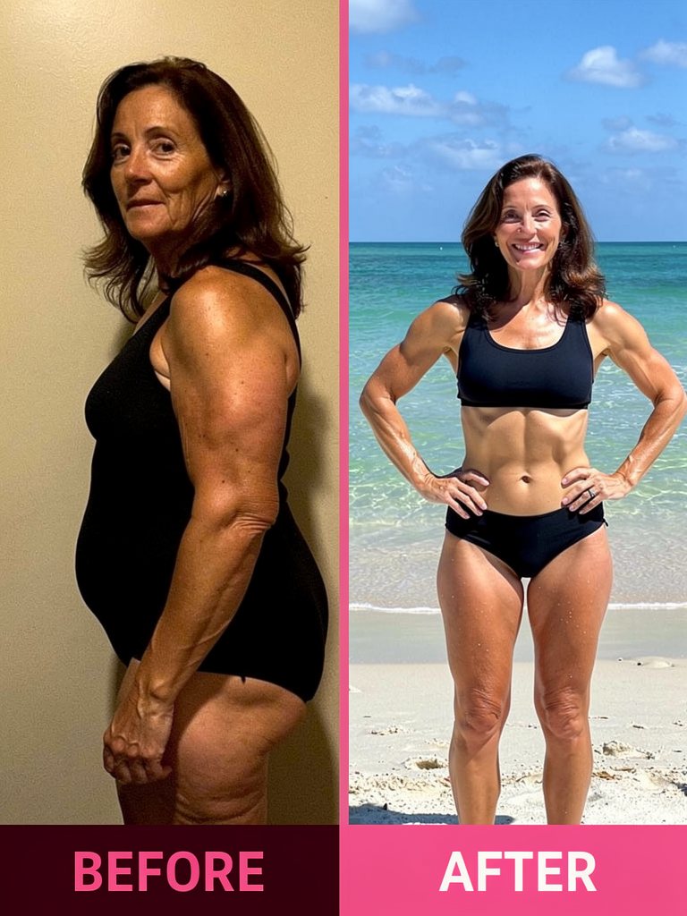 Before and after comparison
